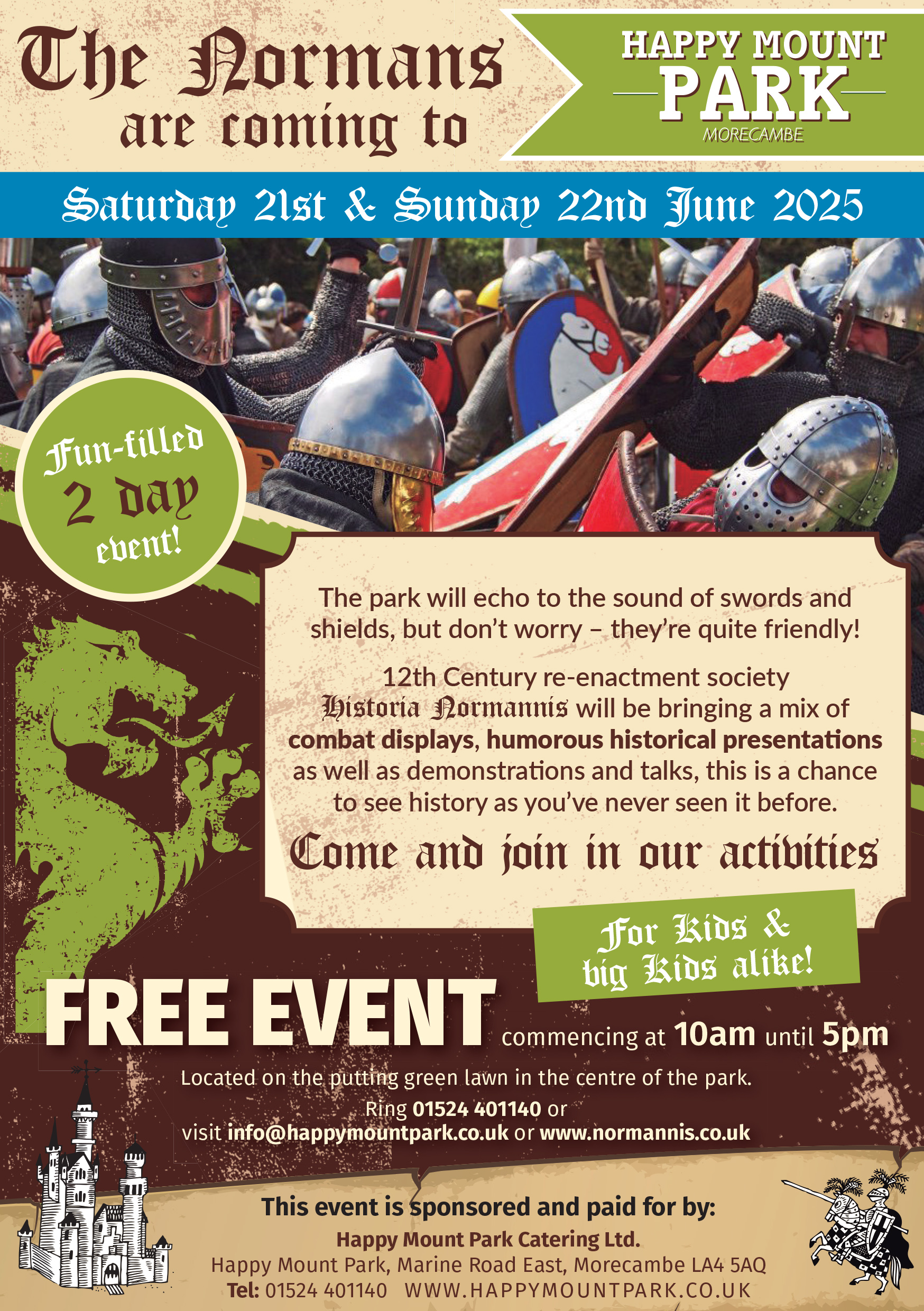 The Normans Are Coming, Re-enactment – Saturday 21st and Sunday 22nd June