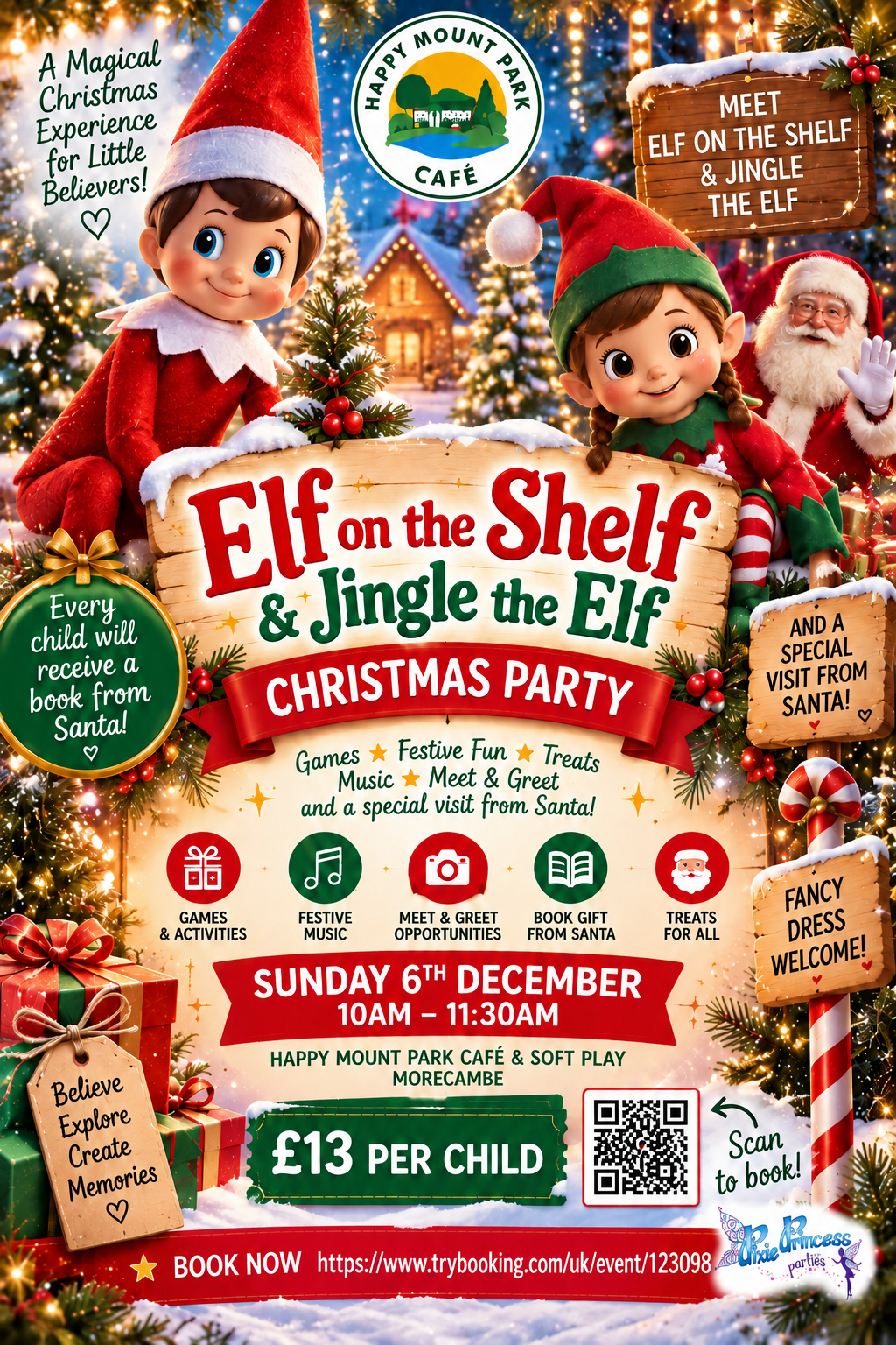Elf on the Shelf & Jingle the Elf Christmas Party – Sunday 6th December | 10am – 11:30am