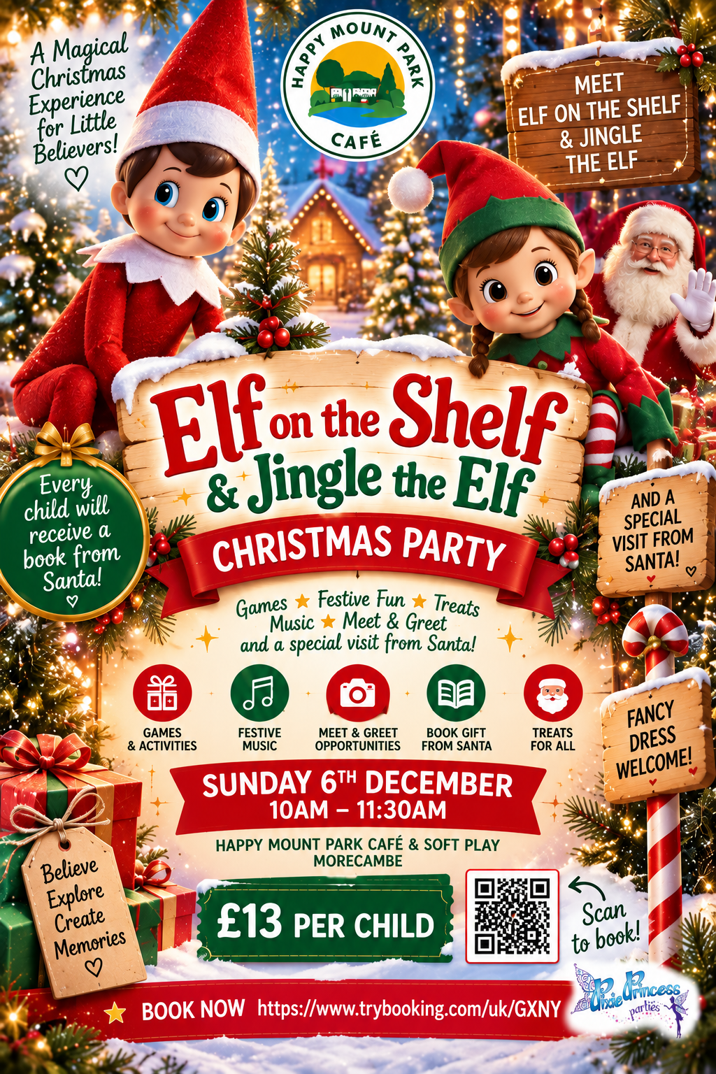 Elf on the Shelf & Jingle the Elf Christmas Party – Sunday 6th December | 10am – 11:30am