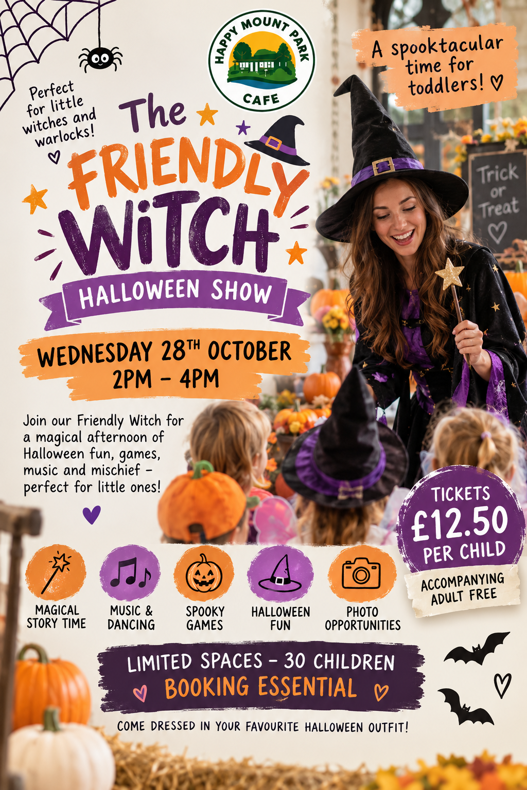 Friendly Witch Halloween Show – Wednesday 28th October | 2pm – 4pm
