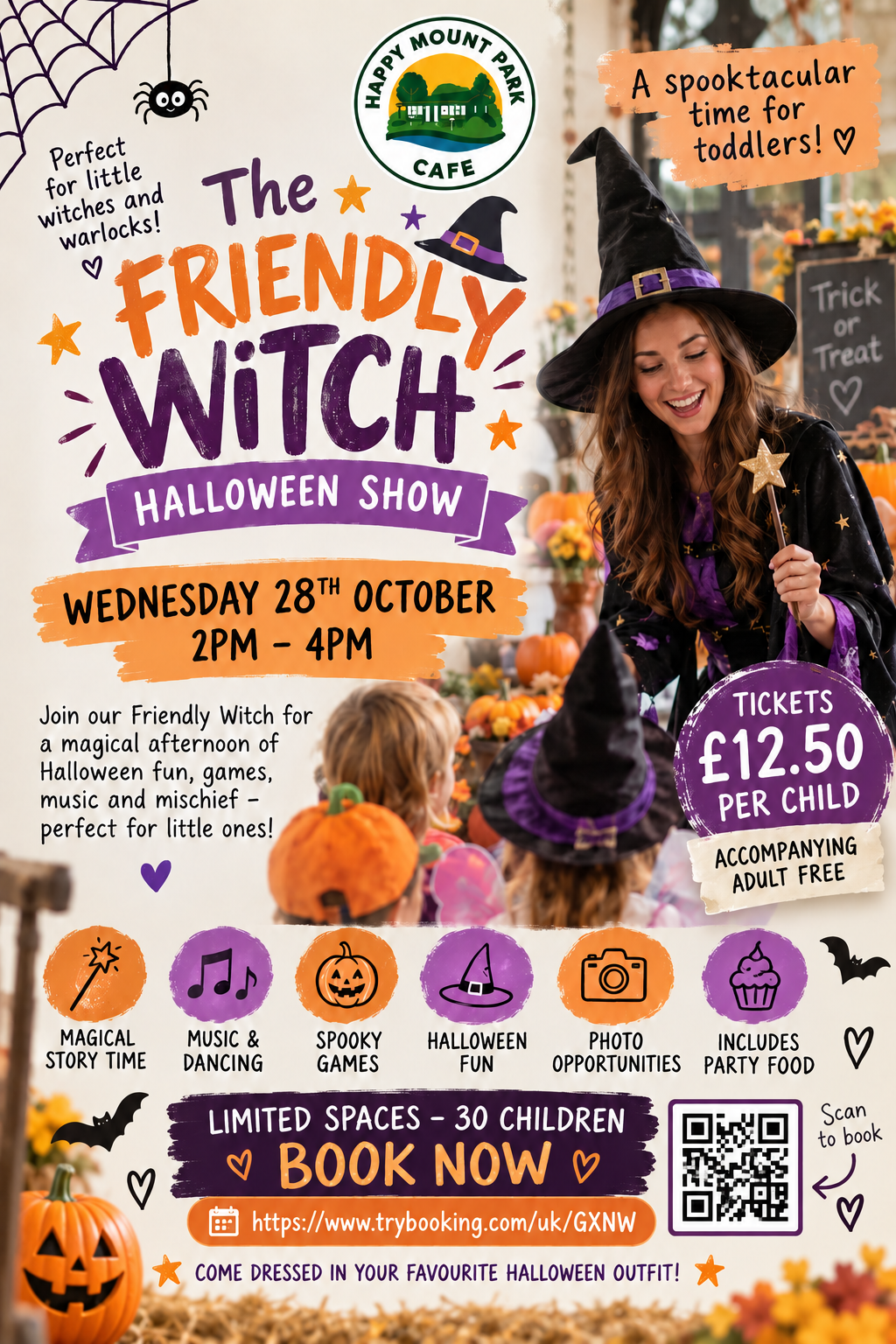 Friendly Witch Halloween Show – Wednesday 28th October | 2pm – 4pm